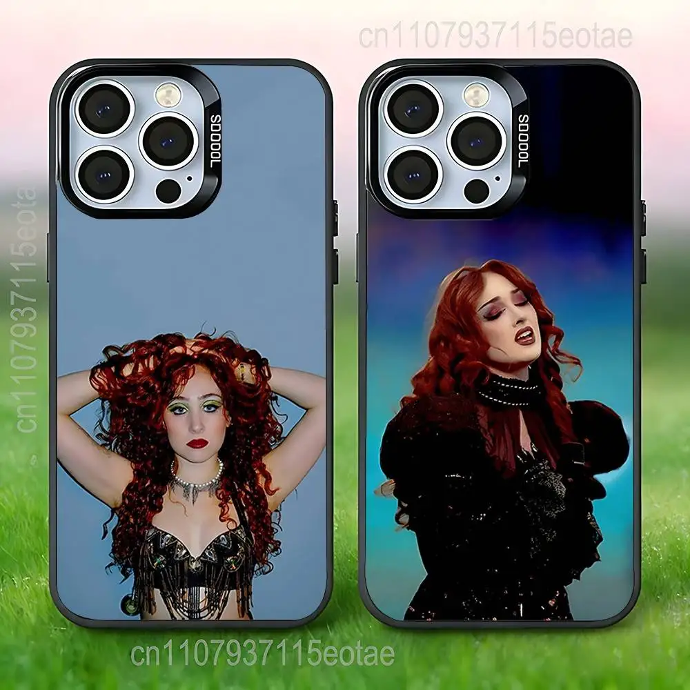 

C-Chappell Roan Singer Phone Case For iPhone 17,16,15,14,13,12,11,Pro,Max,Plus,E,Air,Mini Black Tpu IMD Cover