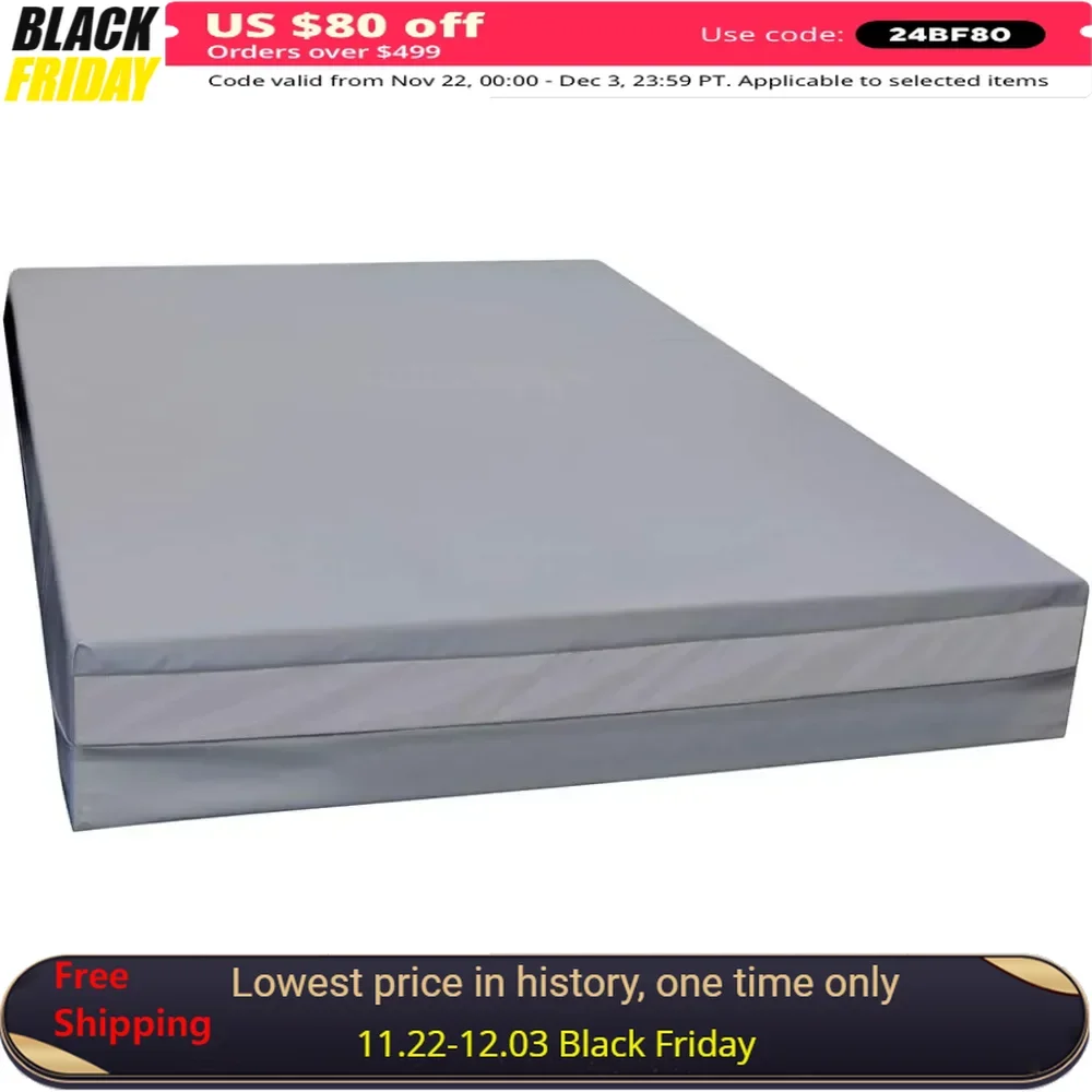 

Full XL Mattress, Easy To Clean and Latex Free, Soft Internal Layer and Firm Supportive Foam Base, 80" Long Waterproof Mattress