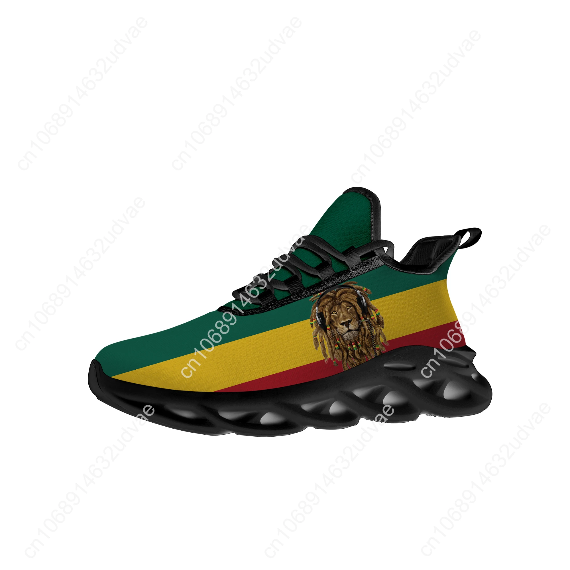 Reggae Rastafarian Rasta Rastafari Lion Of Judah Flats Sneakers Mens Womens Sports Running Shoes Sneaker Personalizado Feito Sapato