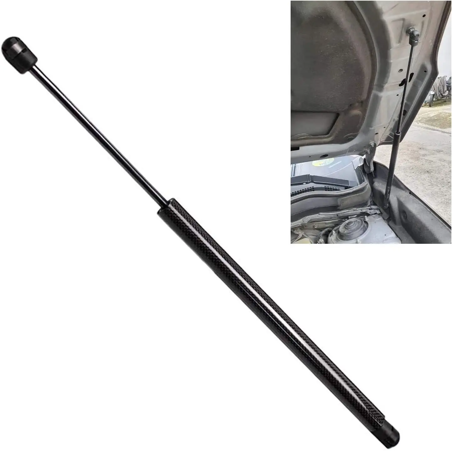 1PC Hood Strut for 2012-2018 Subaru Forester SJ SUV Front Bonnet Gas Spring Lift Support Hydraulic Prop Rod Shock Absorber 680mm