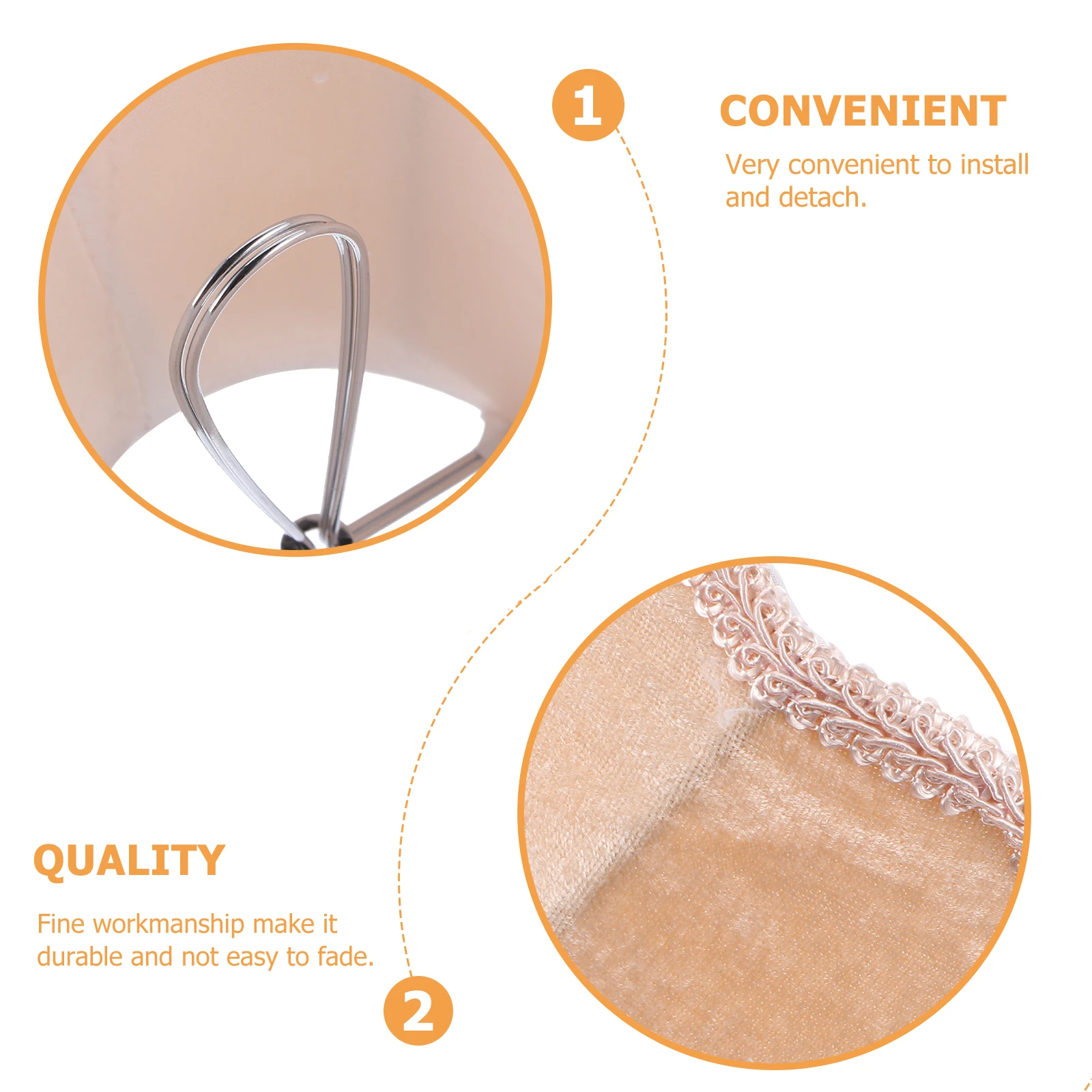 

1 pc Cloth Lampshade For Ceiling Light Lamp Shade Pendant Chandelier Supplies Dust Insect Protection Exquisite Decor Lighting