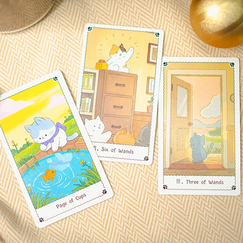 cats-inner-voice-tarot-card-game-cute-themed-playing-cards-collectible-game-board-game-from-china-mainland
