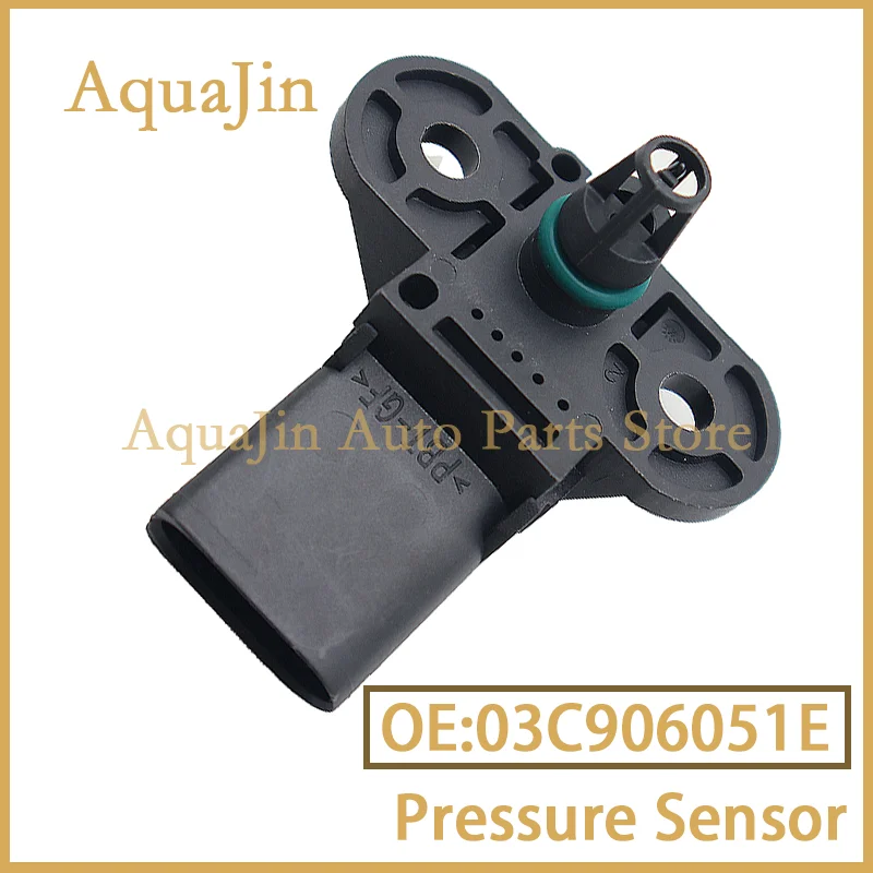 

03C906051E Intake Air Manifold Absolute Pressure MAP Sensor For Volkswagen VW Audi 2004~2014 Polo Beetle Jetta VI Vento Saloon