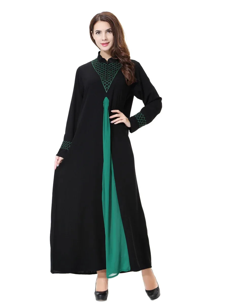 Muslim Abaya Robe for Women - Elegant Islamic Modest Prayer Dress, Long Sleeve Loose Maxi Gown for Ramadan Eid & Daily Wear