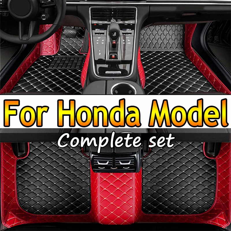 Car Floor Mats For Honda Accord Civic eNS1 Vezel CR-V Fit Spirior CRZ Insight City Odyssey HRV Car Accessories 2022 2023