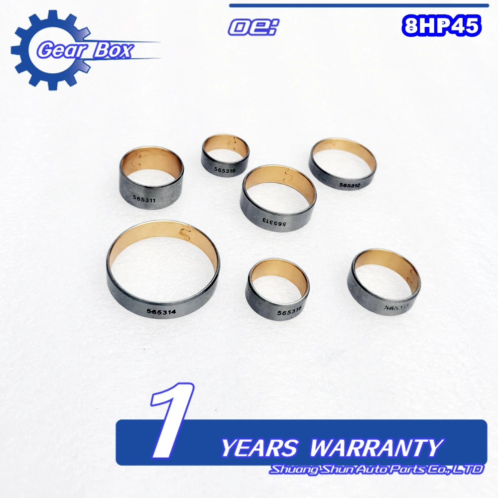 7ชิ้นเกียร์อัตโนมัติซ่อม Bushing Brass ชุด Zf8HP70E 8HP45 Zf8HP45 845RE Zf8HP55สำหรับ BMW Audi Jaguar