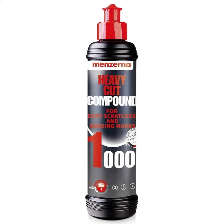 

«Heavy Cut Compound 1000» I Абразивная полировальная смесь для глубоких царапин Шлифовальные следы Завитки и голограммы I Полировка и полировка