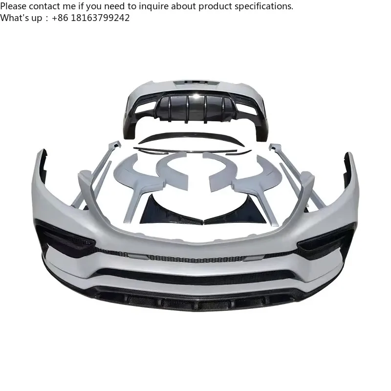 New for Mercedes-Benz GLE Coupe 2015-2019 Modified TOPCA Wide Body Surround Carbon Fiber Exhaust Body Kit High Quality