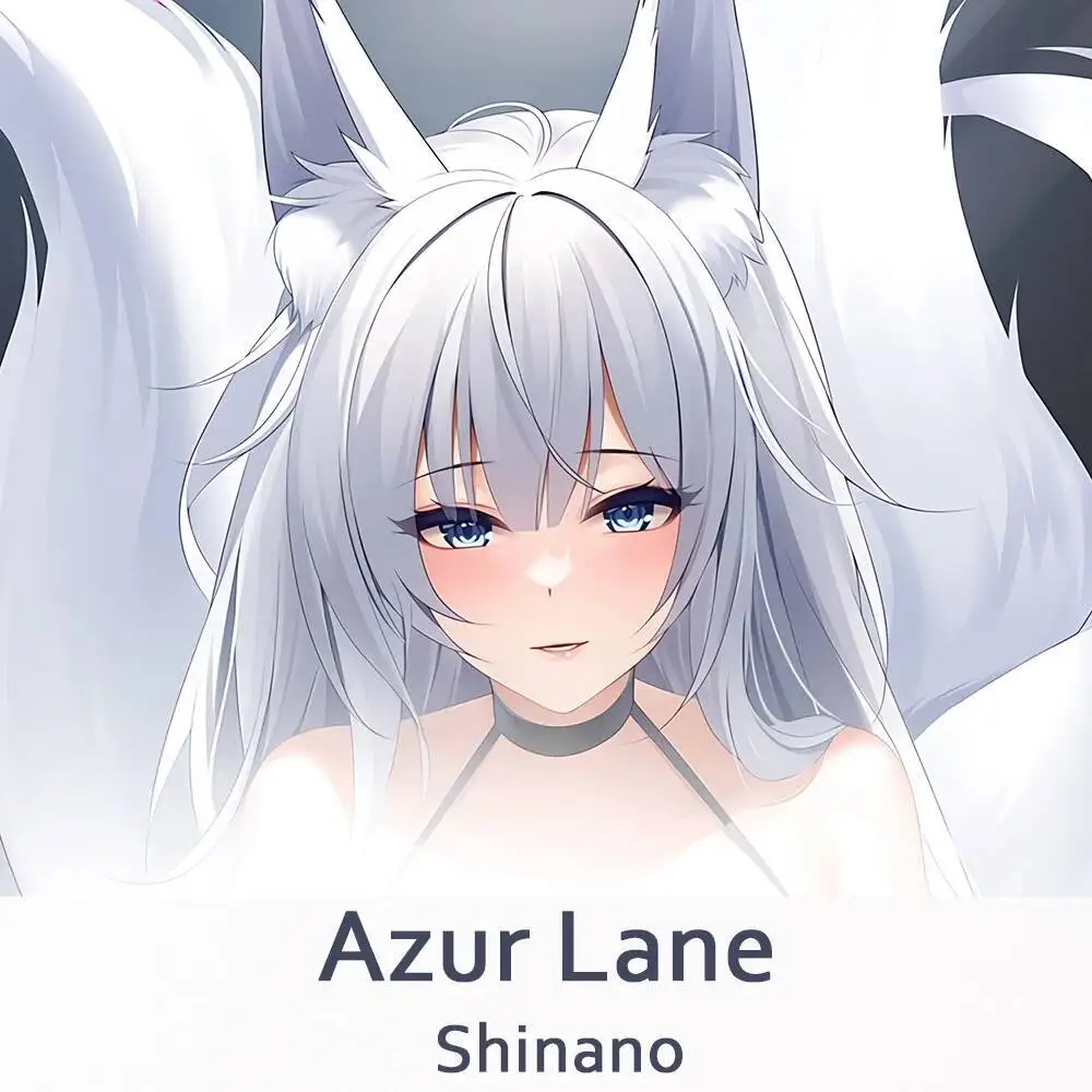 Anime Azur Lane Shinano Dakimakura Hing funda de almohada japonesa Otaku funda de cojín SHINANO Cosplay regalos de navidad