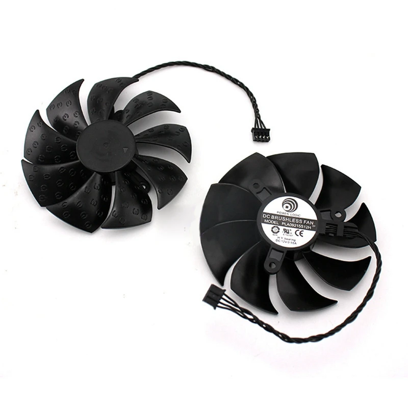 ITX Video Card Cooling Fan PLA09215S12H GTX 1650 GPU Fan For EVGA GTX 1660 Ti SC Ultra Gaming Graphics Card Fan Easy To Use