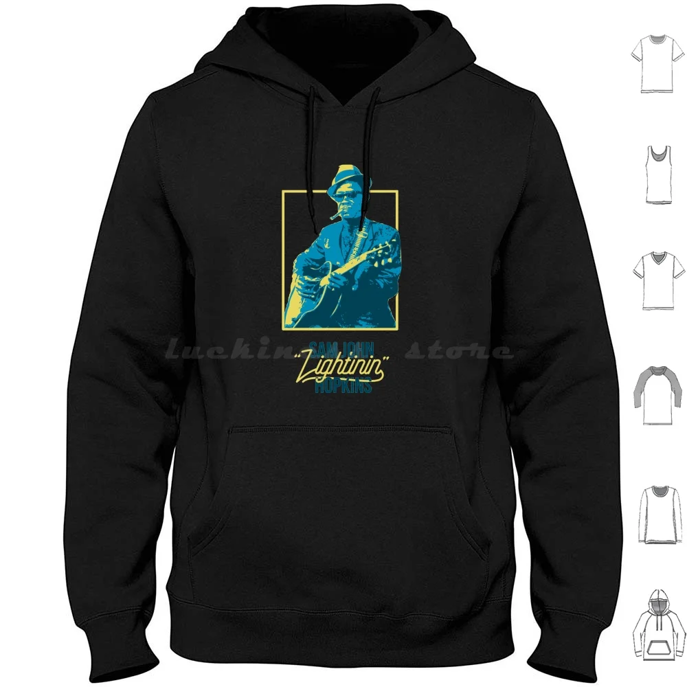 Lightnin&x27 ; Hopkins Essential Hoodie Cotton Long Sleeve Lightnin X27 Hopkins Essential