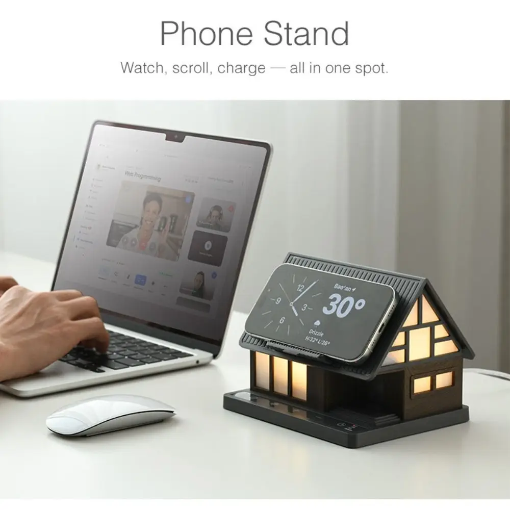 new-house-shape-night-light-wireless-charging-desktop-bedside-lamp-15w-dimmable-control-white-noise-machine-ambient-light