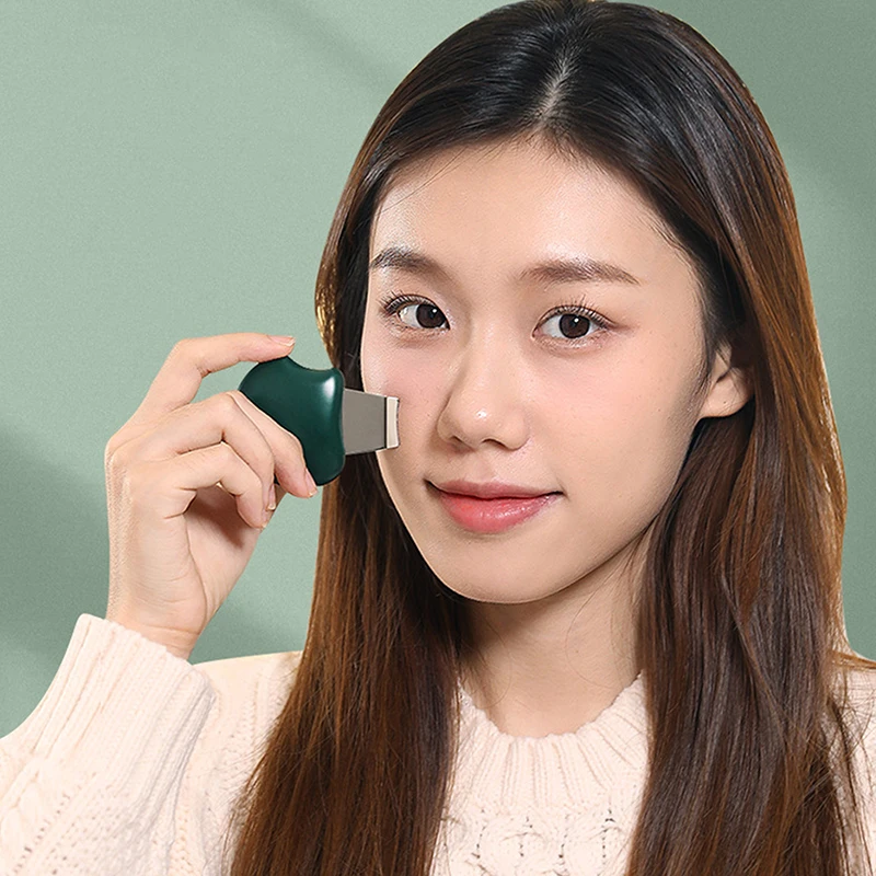 منظف بشرة الوجه - مقشر من الفولاذ المقاوم للصدأ ومزيل الرؤوس السوداء للتنظيف العميق والعناية بالمسام