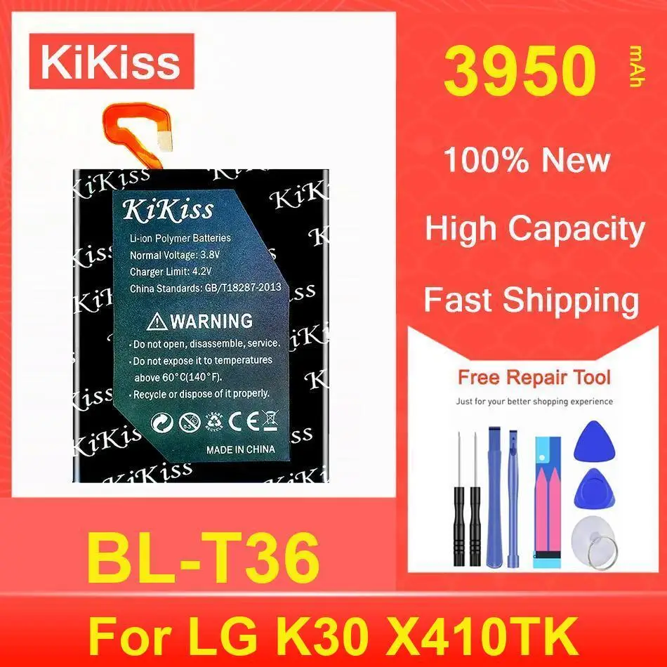 

Kikiss Battery 3950Mah BL-T36 For LG K30 X410TK