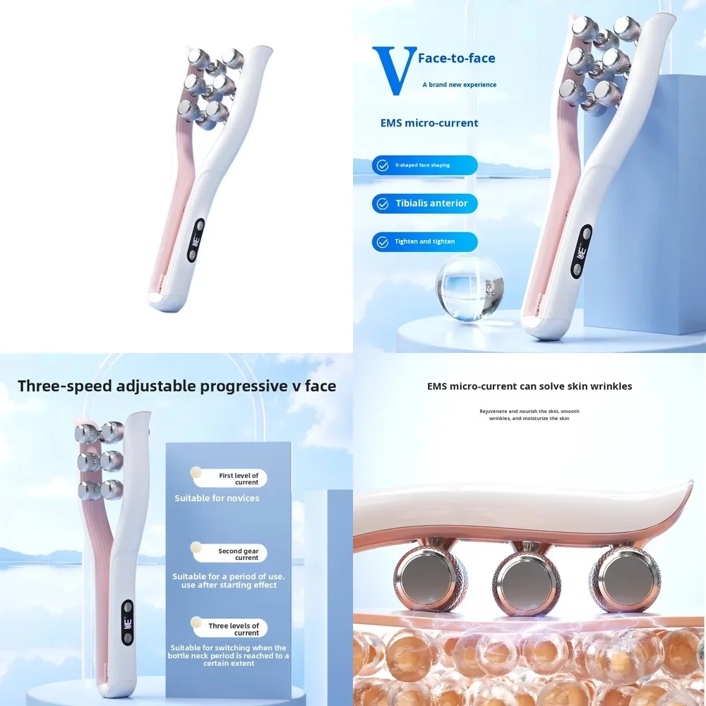 

Facial Roller Massager for Home Use for All Types Wrinkle Reducer Face Lifting Tool Waterproof Handheld