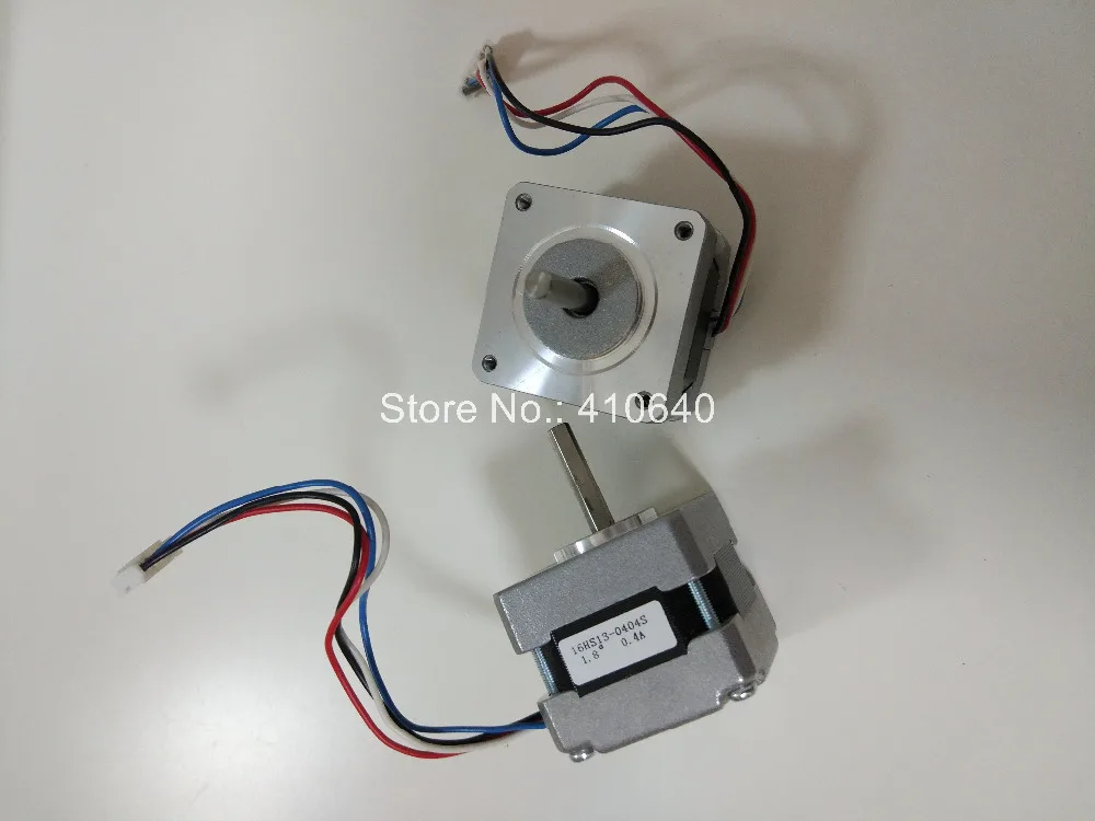 

1 piece FREE SHIPPING stepper motor 16HS13-0404S L 34 mm Nema16 with 1.8 deg 0.4 A 21 N.cm and bipolar 4 lead wires