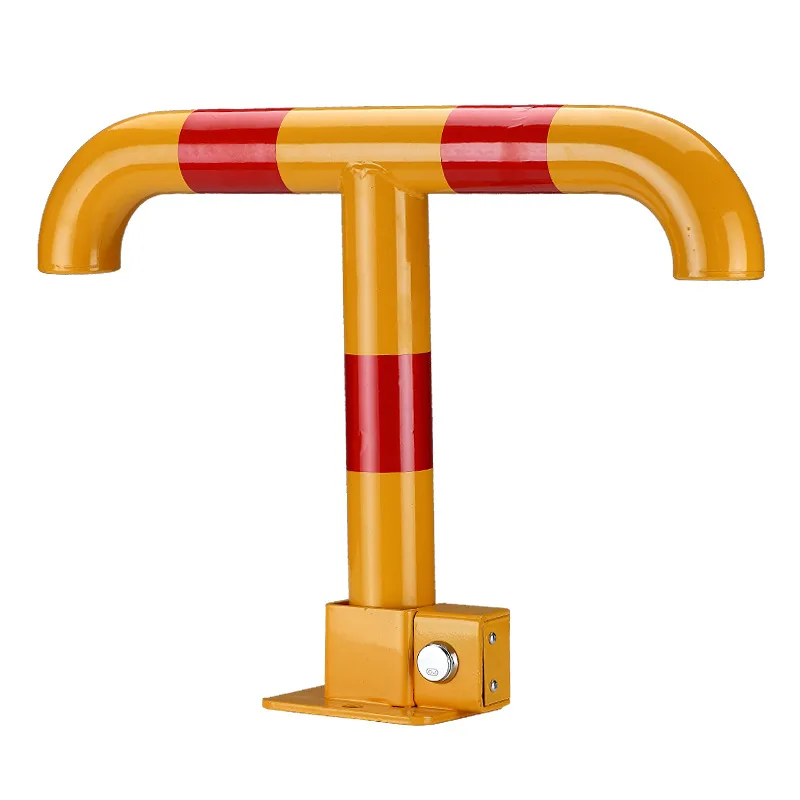 

T-shaped parking space occupying lock, thickened anti-collision car lock, parking space ground lock