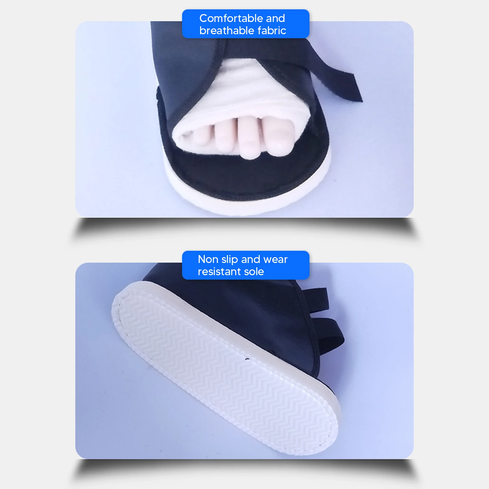Adjustable Walking Cast Shoe for Foot Injuries