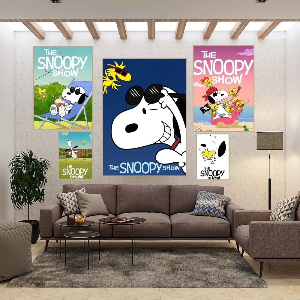 The Snoopy Show Poster Home Room Decor Aesthetic Art Wall Painting Stickers