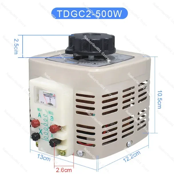 Pressure regulator 220V single-phase TDGC2-500W AC autotransformer 5kW household dimmer 0-250V