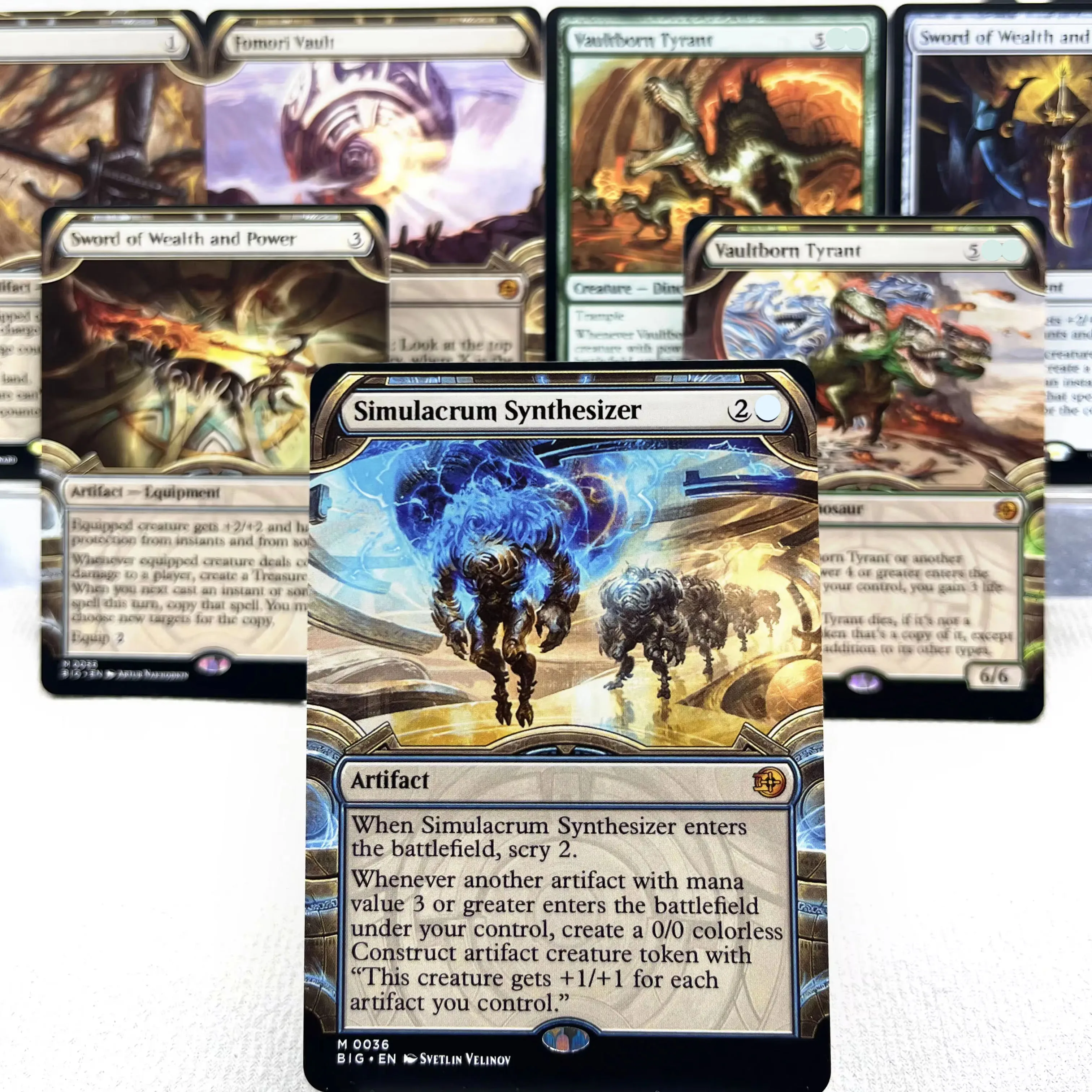 BIG MH3 OTJ OTP HOLO7-Ⅰ01 Tcg cards German Black Core magical Tyrant Sword of Wealth and the Power Simulacrum gather