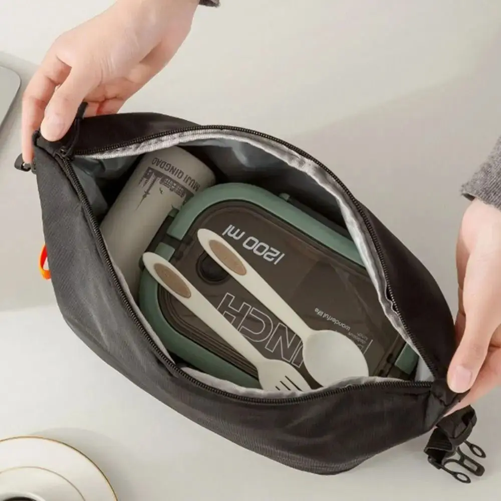 Thickened Aluminum Foil Aluminum Foil Insulated Lunch Bag Simple Style Fashionable Storage Foldable Insulation Bag