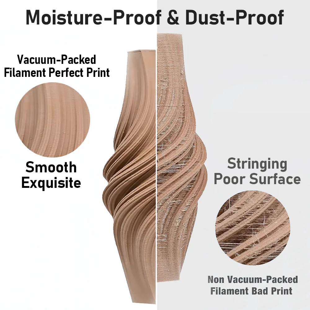 3D-Drucker-Filament-Vakuum-Aufbewahrungsbeutel, feuchtigkeits- und staubdicht, PE+PA-Verbund-Vakuumbeutel, passend für 0,5 kg-1 kg Filamentspulen – Detail 5