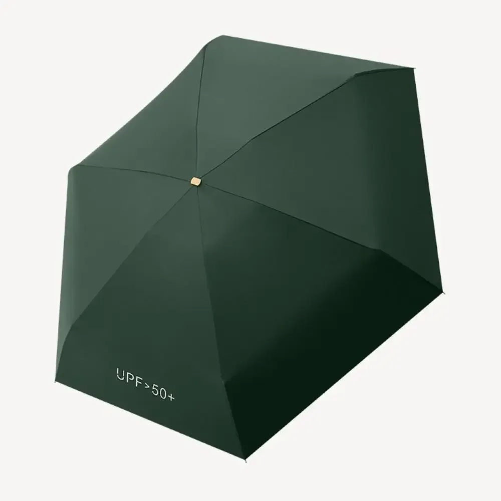 Mini Sun Umbrella Vinyl Folding Umbrella UV Ultraviolet Protection Small Pocket Rain Umbrella Sun Shade Pocket Parasol Capsule image 3