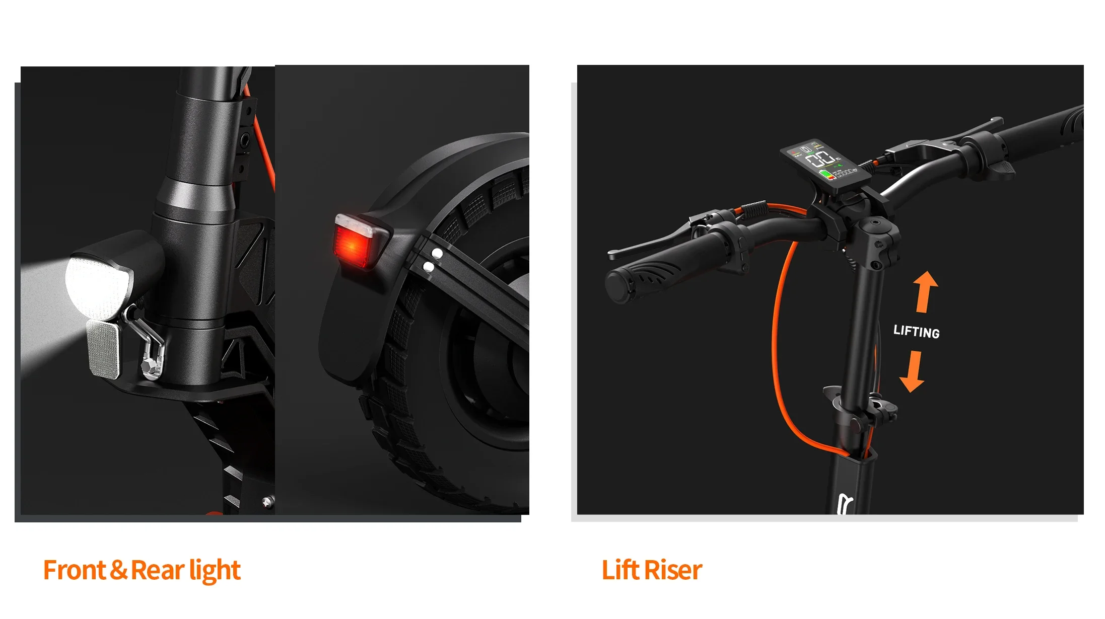 JOYOR S5 (ABE) E-Scooter für Erwachsene, 48V13AH Akku, City-Commuting E-Scooter, 10 Zoll Luftreifen, Elektroroller – Detail 5