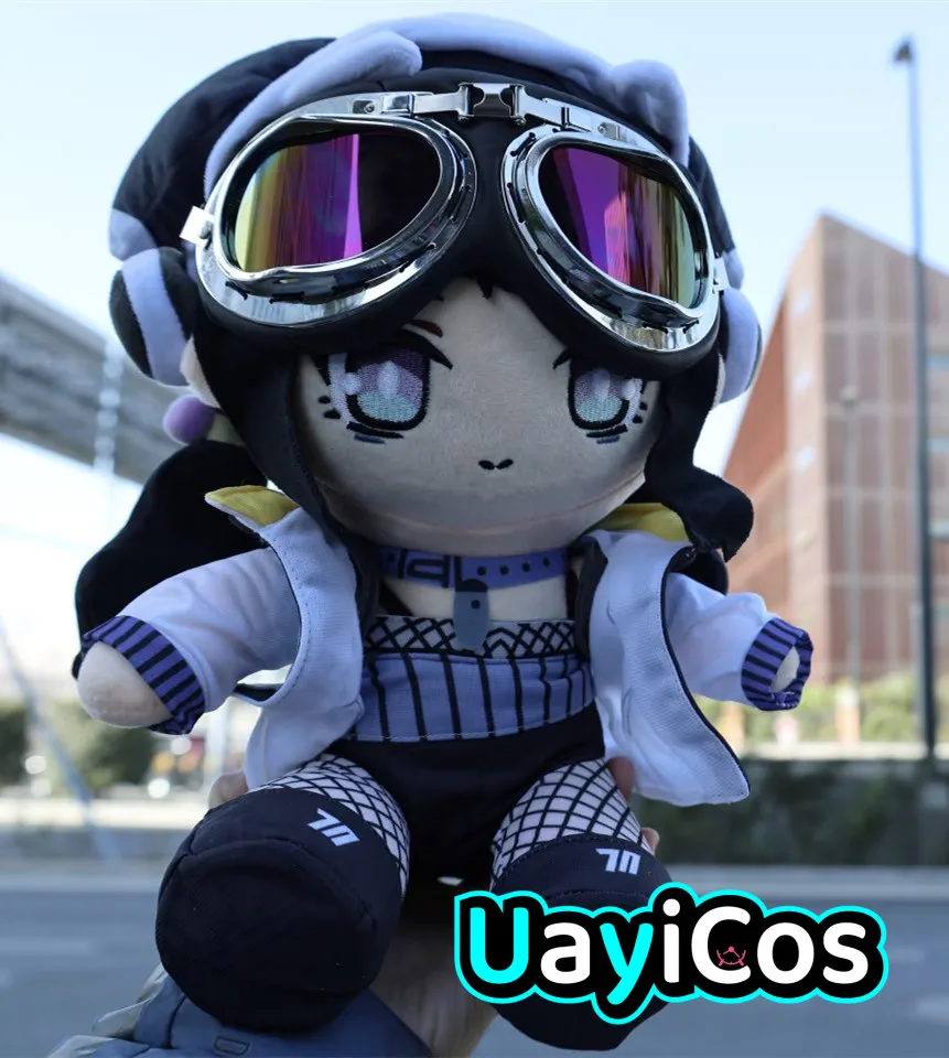 

In Stock 30cm Blue Archive Nekozuka Hibiki Goggles Coat Stuffed Plushies Doll Clothes Pillow Ornament Anime Figure Game Toy kid