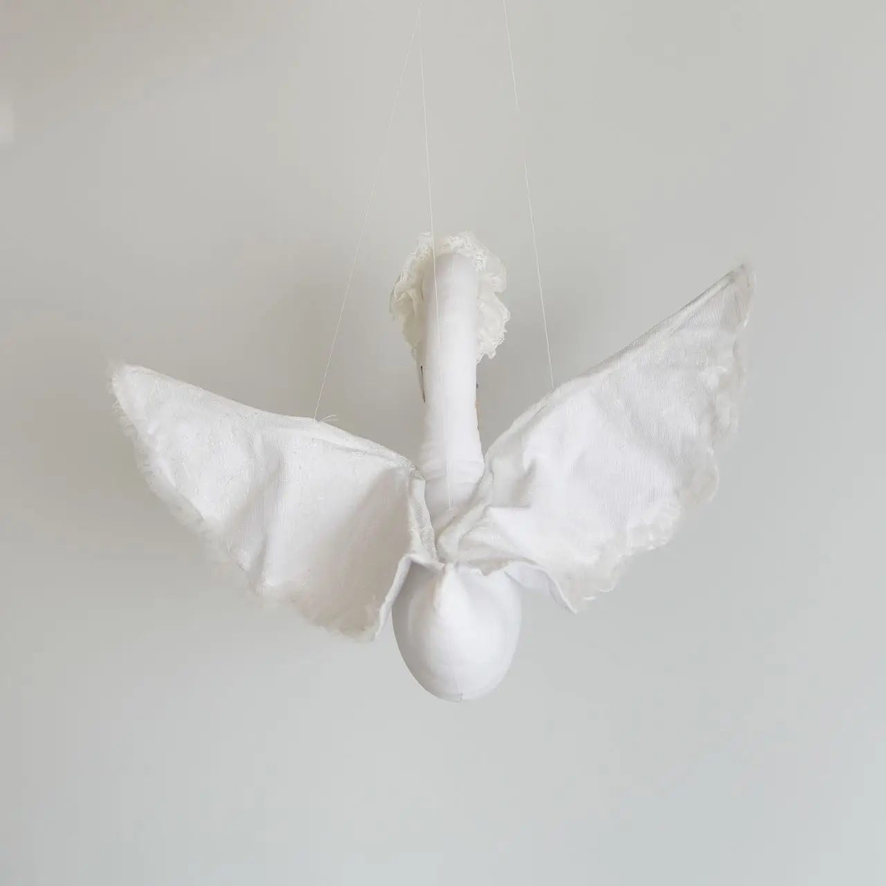 Swan Mosquito Net Decoration Hanging Decoration Baby Crib Mosquito Net Hanging Decoration Creative Hanging Head Swan Wall Decora