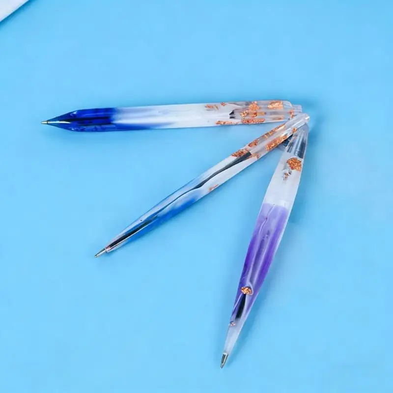  Flexible Silicone Mold For Making Unique Round Pen Handcraft Jewelry Tool