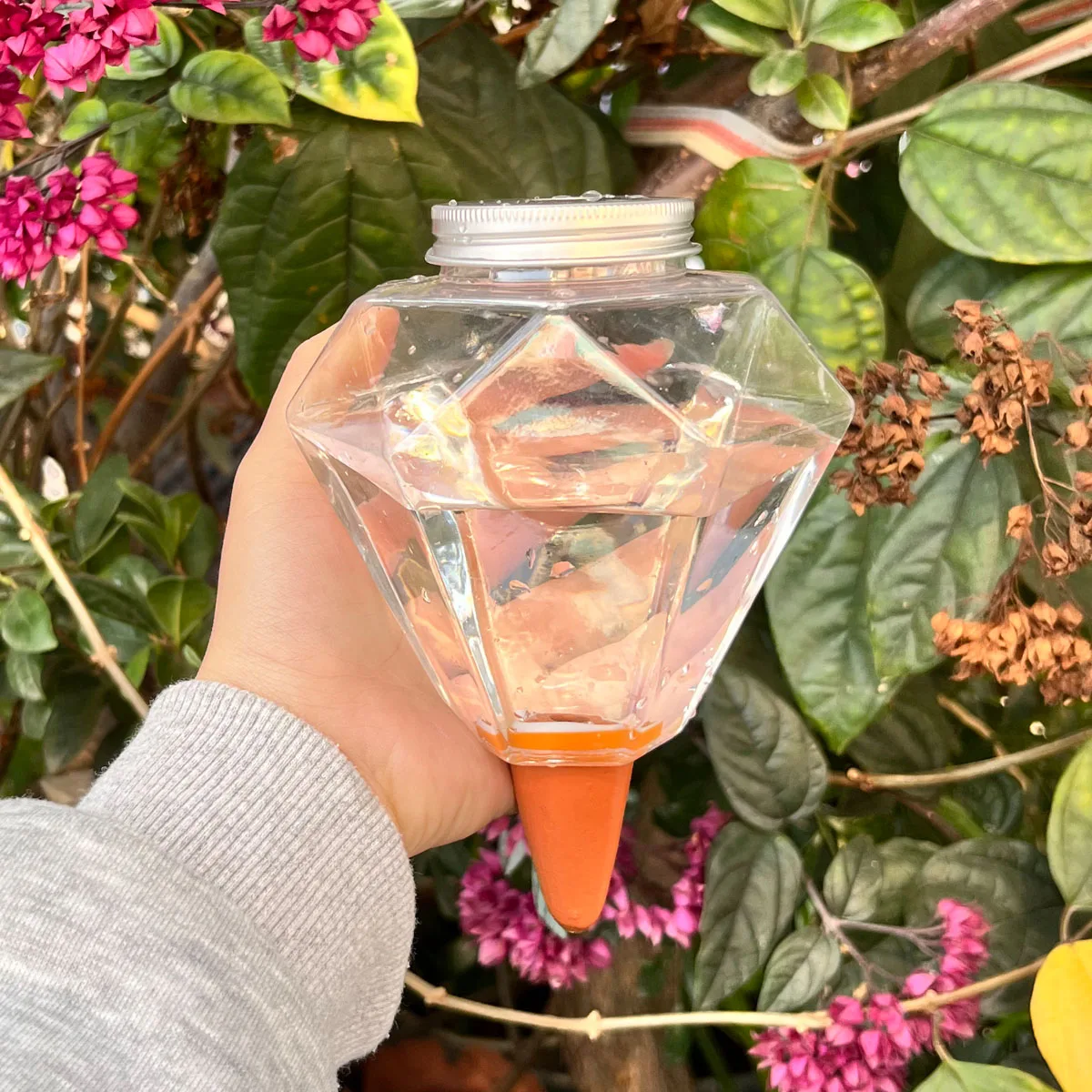1pcs Cute Plastic Watering Machine Waterer Automatic Automatic Plant Dripper Indoor Outdoor Plants Watering Globes - view 6