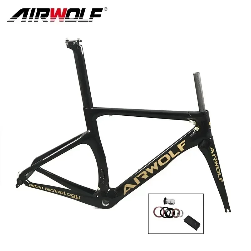 2024 New Carbon Road Bike Frame V Brake 700*23c Carbon Frame Bottom Bracket BSA 68mm Aerodynamics Racing Road Bicycle Hot Sale