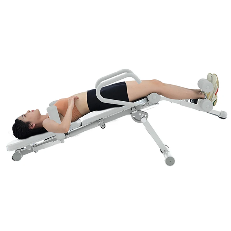 

Convenient home lumbar stretcher, hydraulic lumbar lumbar reliever, auxiliary traction inversion stretching machine equipment