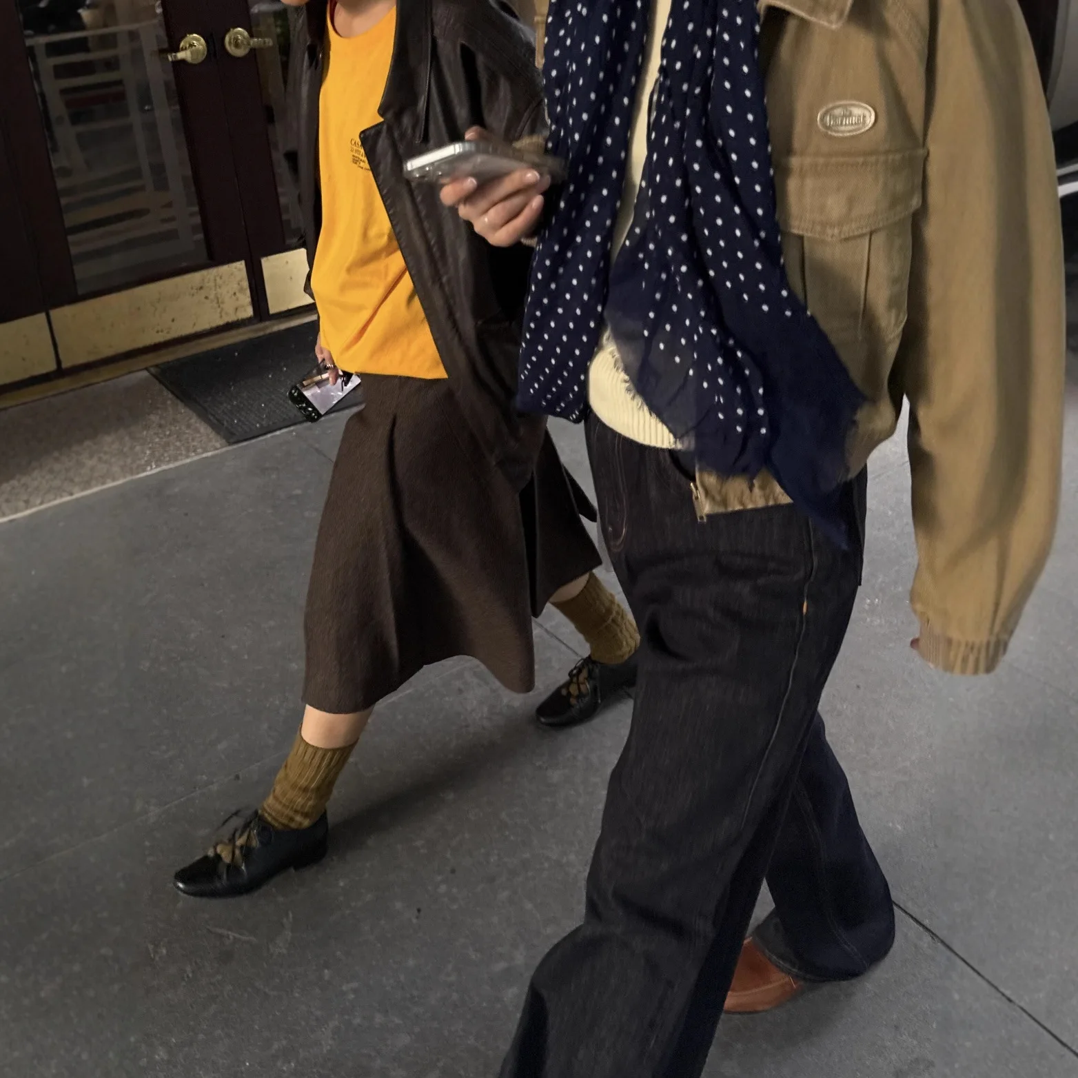 

the Barnnet Dongda Gate Vintage Casual High Waist Loose A-Line Skirt Women's Pleated f Skirt Faionable Autumn Wool Blend