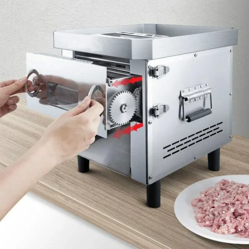Home And Commercial Use Meat Cutter Machine Fast Slicer Dicing Meat Grinders Automatic Vegetable Chopper Replaceable Knife Set