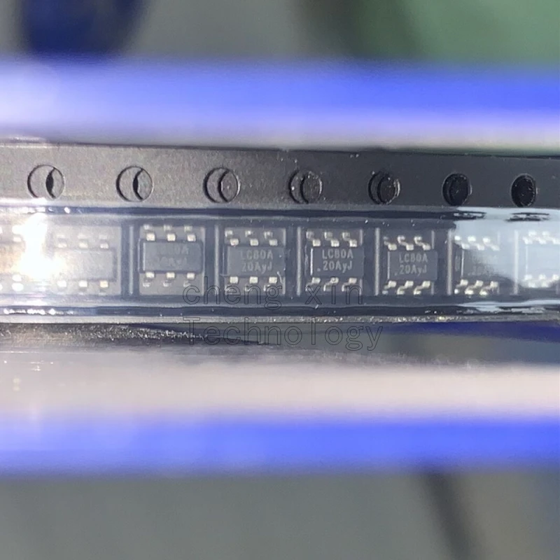LC6680A 50PCS 10PCS New and Original LED driver chip Power Management LC6680 silkscreen:LC80A SOT23-6