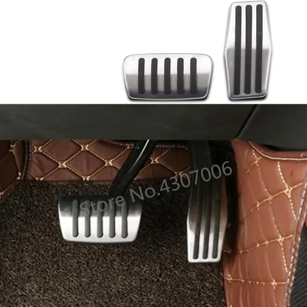 Cubierta de coche de aleación de aluminio, Pedal embellecedor de lámpara de freno de Gas/Petrol/aceite para Chevrolet Equinox Third Ge 2017 2018 2019 2020 2021