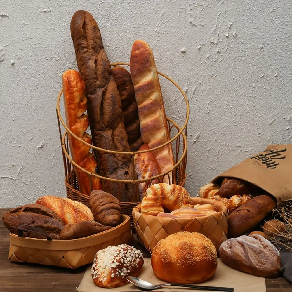 Baguette Artificielle pour la Décoration de la Maison, Jouet de Cuisine Français, Modèle de Scène de Chamonix, Accessoires d'Ornement de Vitrine, JxSimulation