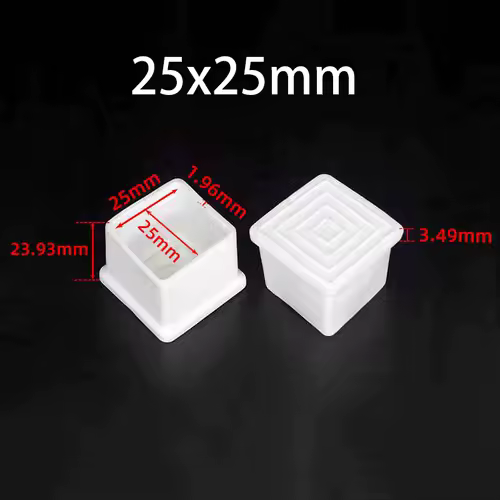 4-30Pcs PVC White Furniture Table Foot Tip Chairs Legs Pad Protector Cover Round/Square Pipe Plug Lid Tube Hole Protection Cap - Image 28
