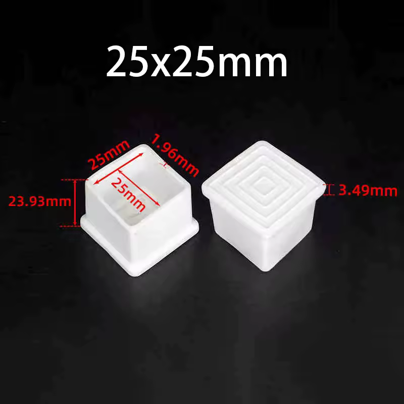 4-30Pcs PVC White Furniture Table Foot Tip Chairs Legs Pad Protector Cover Round/Square Pipe Plug Lid Tube Hole Protection Cap - Image 28