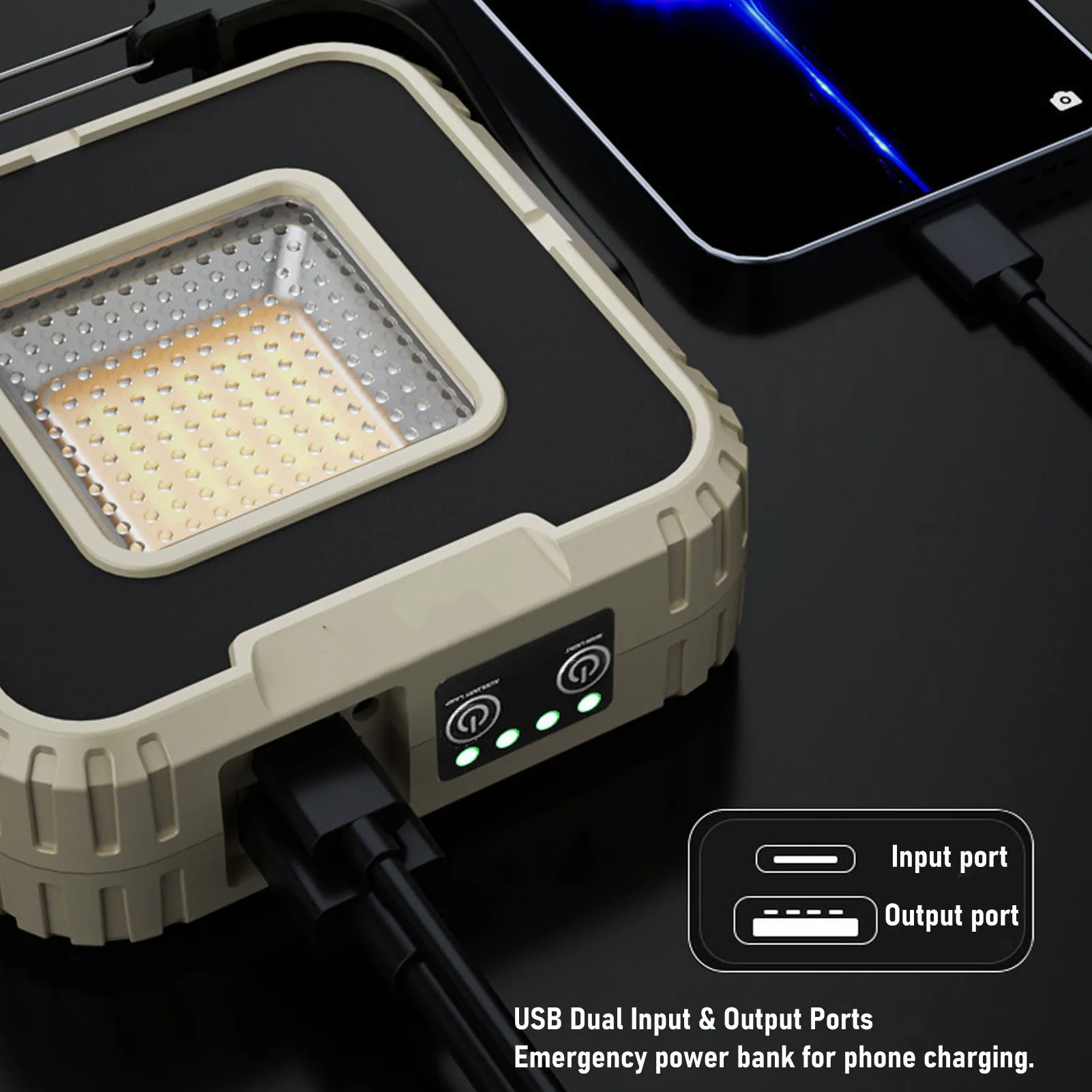 Linterna Magnética COB Recargable USB-C para Pesca - imagen 3