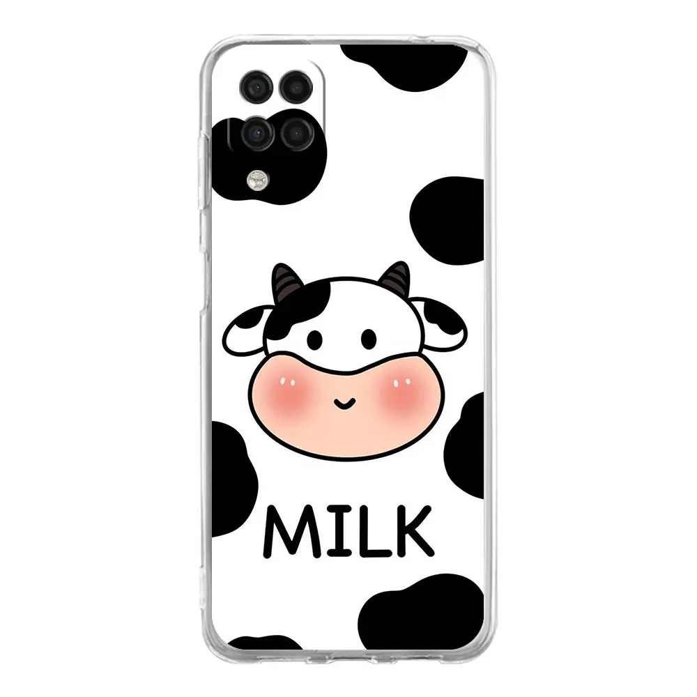 Dairy Cattle Cow Speckle Phone Case For Samsung A13 A23 A33 A53 A73 Galaxy A01 A03s A11 A21s A31 A41 A51 A52 A71 M22 M31 Cover