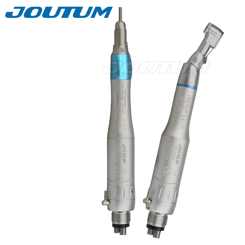 مجموعات قبضة الأسنان منخفضة السرعة 203C 2/4 حفرة محرك الهواء كونترا زاوية قبضة مستقيمة أدوات معدات أطباء الأسنان