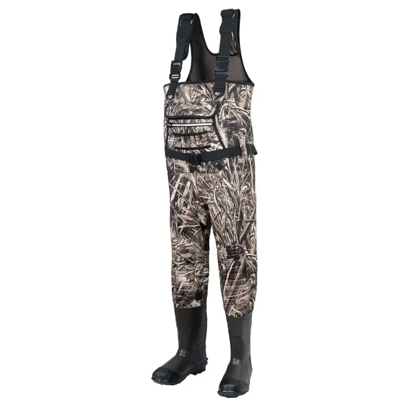 Fishing and hunting chest pants warm waterproof fit Luya jumpsuit