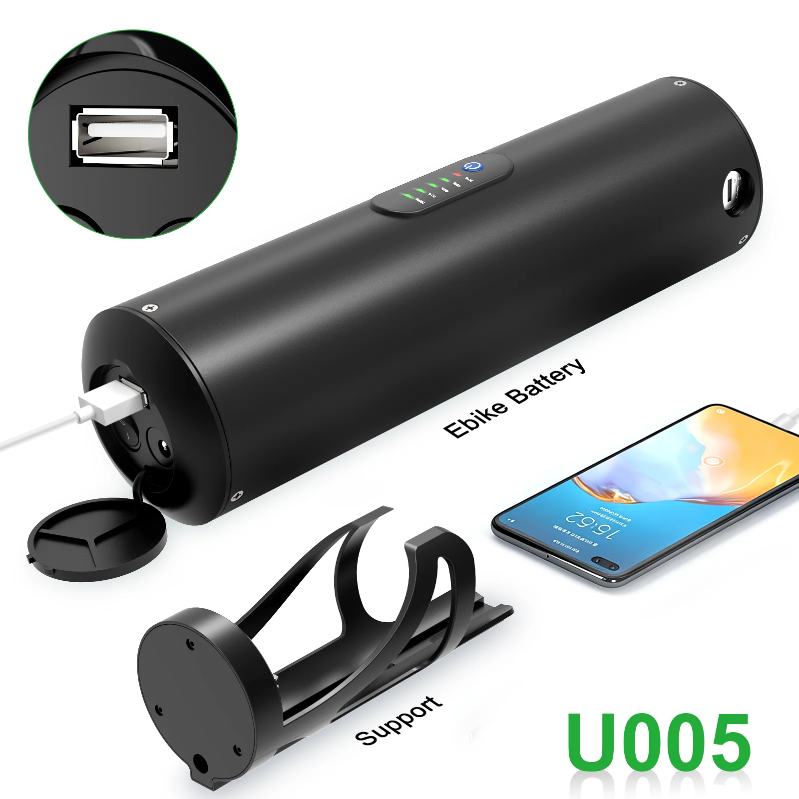 Mini-Flaschen-E-Bike-Akku Lithium-Batteriepack 18650 Zellen für Ba-famg. Tongsheng 350W 500W Motor Elektrofahrrad-Umbausätze