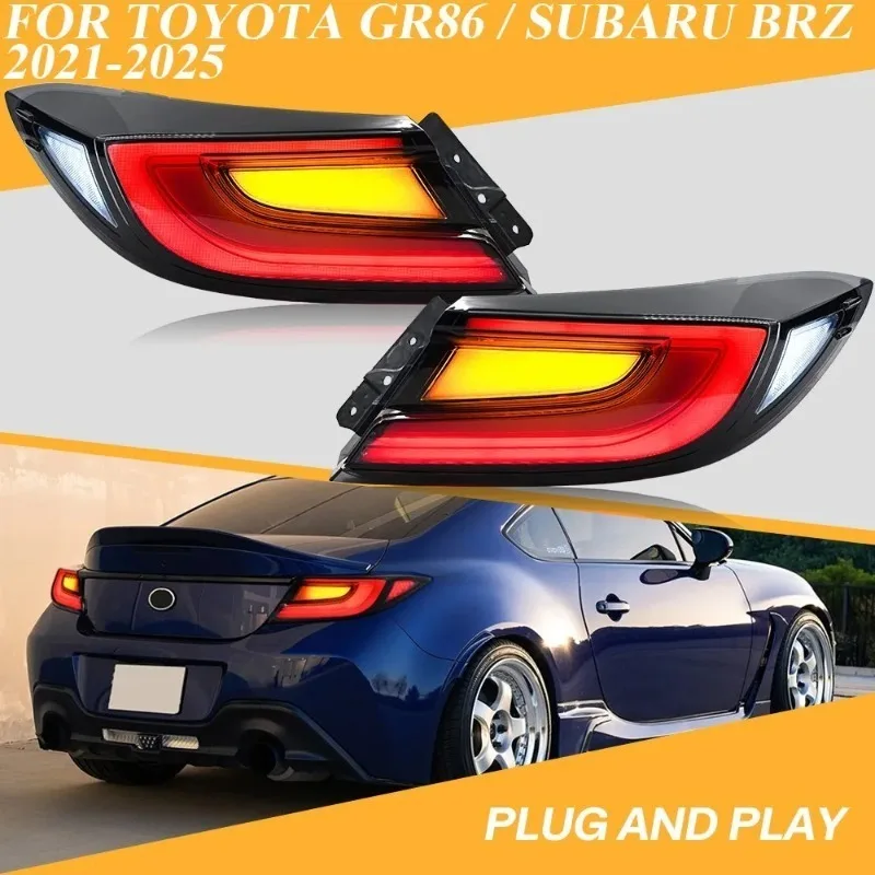 

Для Toyota GR86 Subaru BRZ ZN8 ZD8 2022-2025 светодиодные задние фонари с последовательным указателем поворота