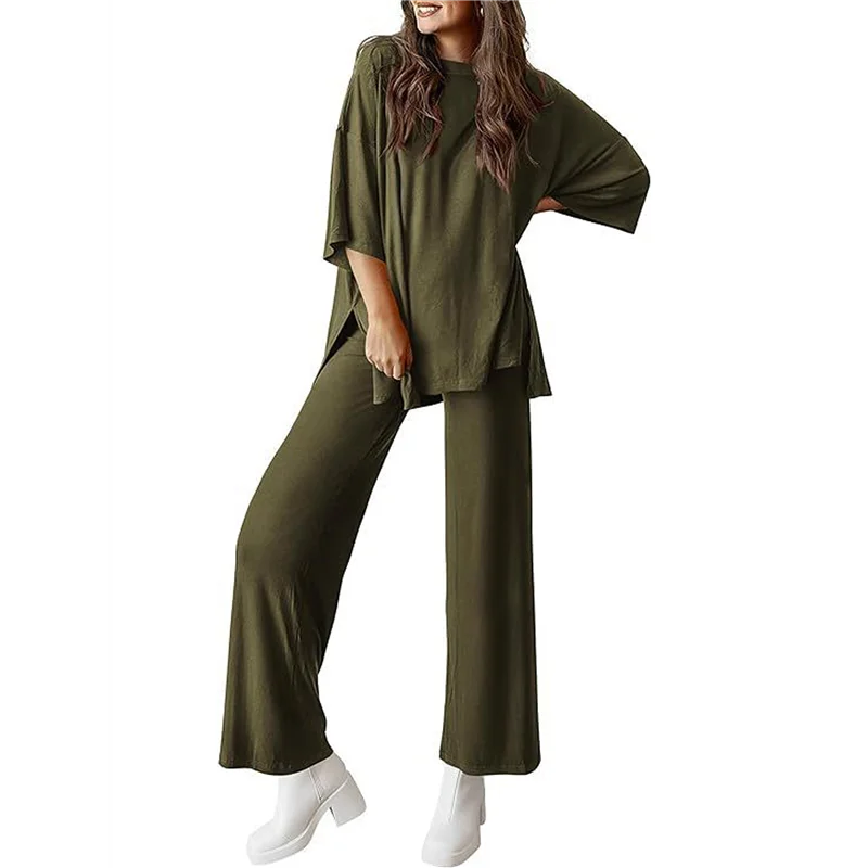 

NEW-Women's Two-Piece Fashion Casual Suit Travel Vacation Clothing