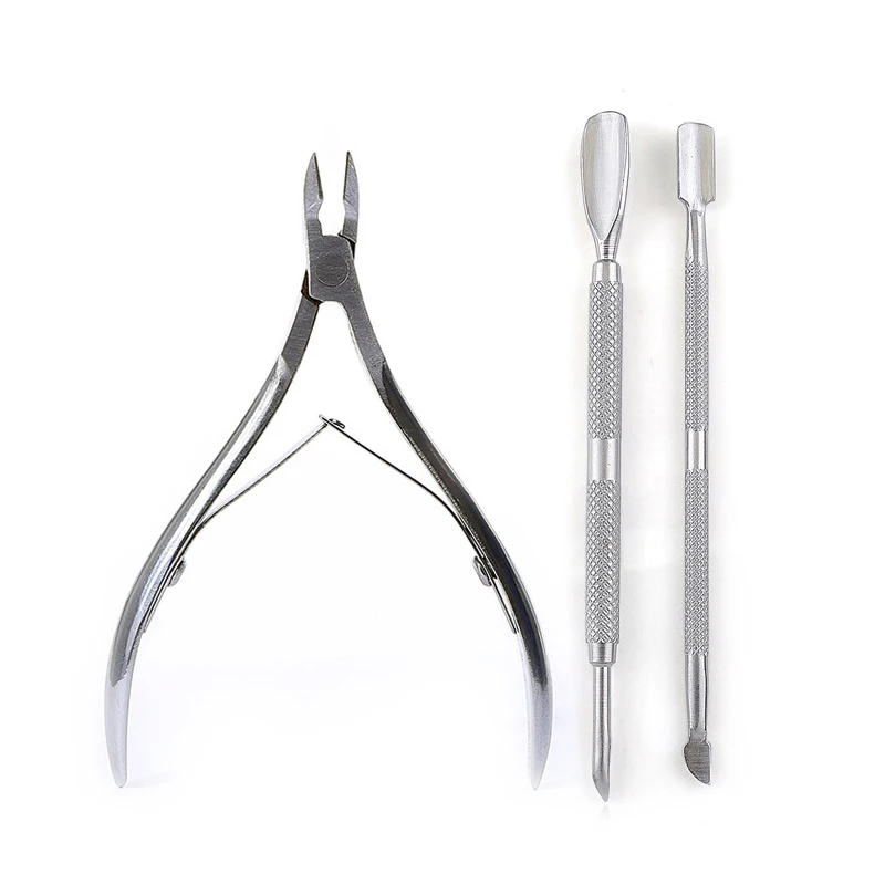 Manicure Finger Exfoliating Tool Set Polishing Manicure Nail Care Exfoliating Dead Skin Pliers Spoon Nail Pusher Set